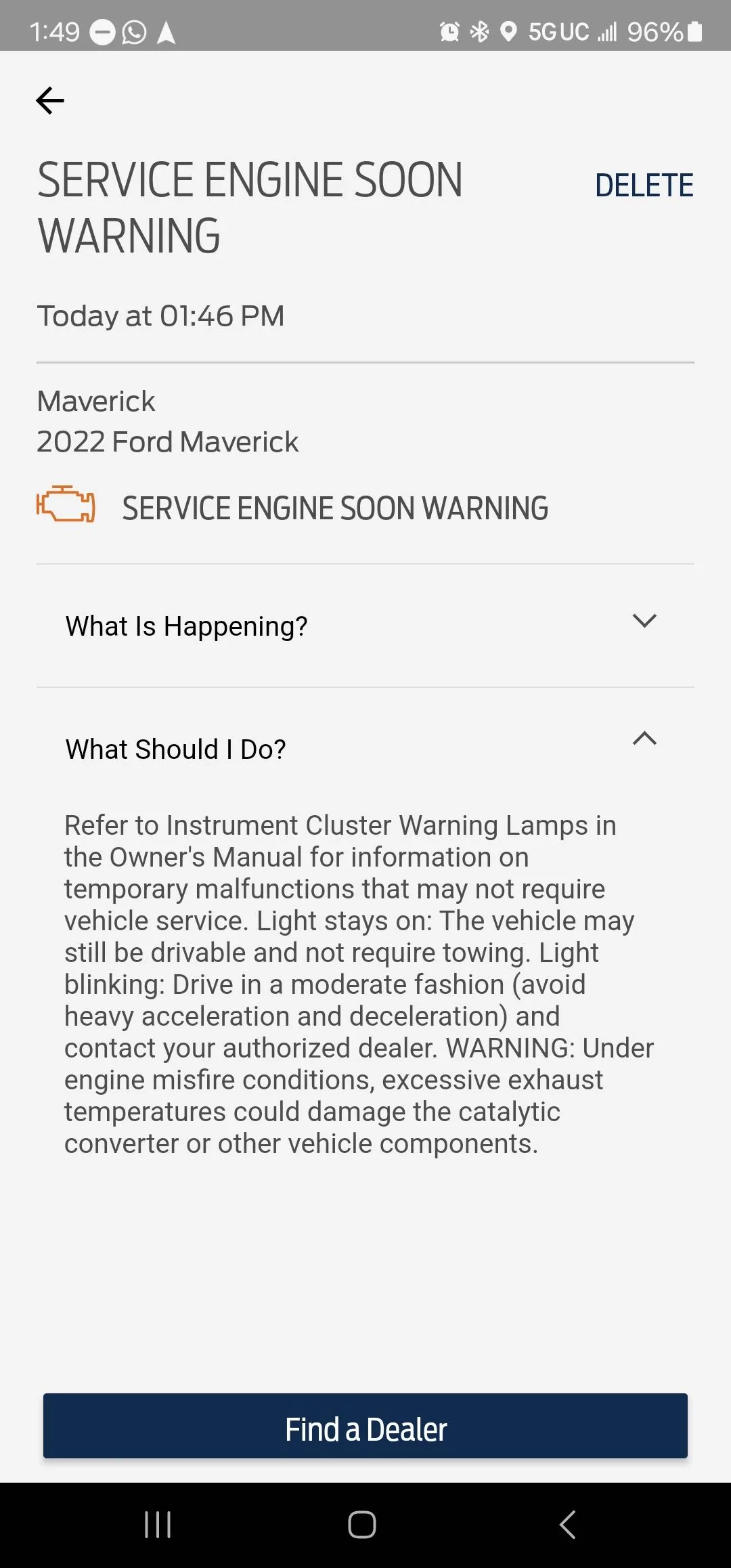 Ford Maverick Ford Maverick Hybrid Engine Failure/Fire Update Recall Letter (Received 2/12/24) Screenshot_20240309_134926_FordPass
