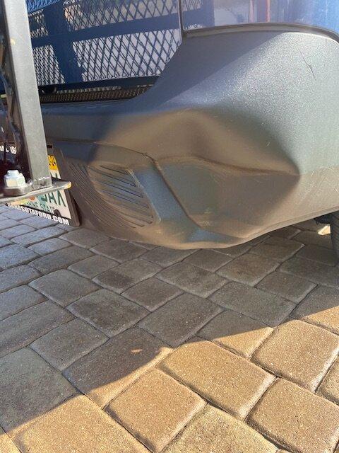 Ford Maverick Damaged Corner Bumper IMG_1417