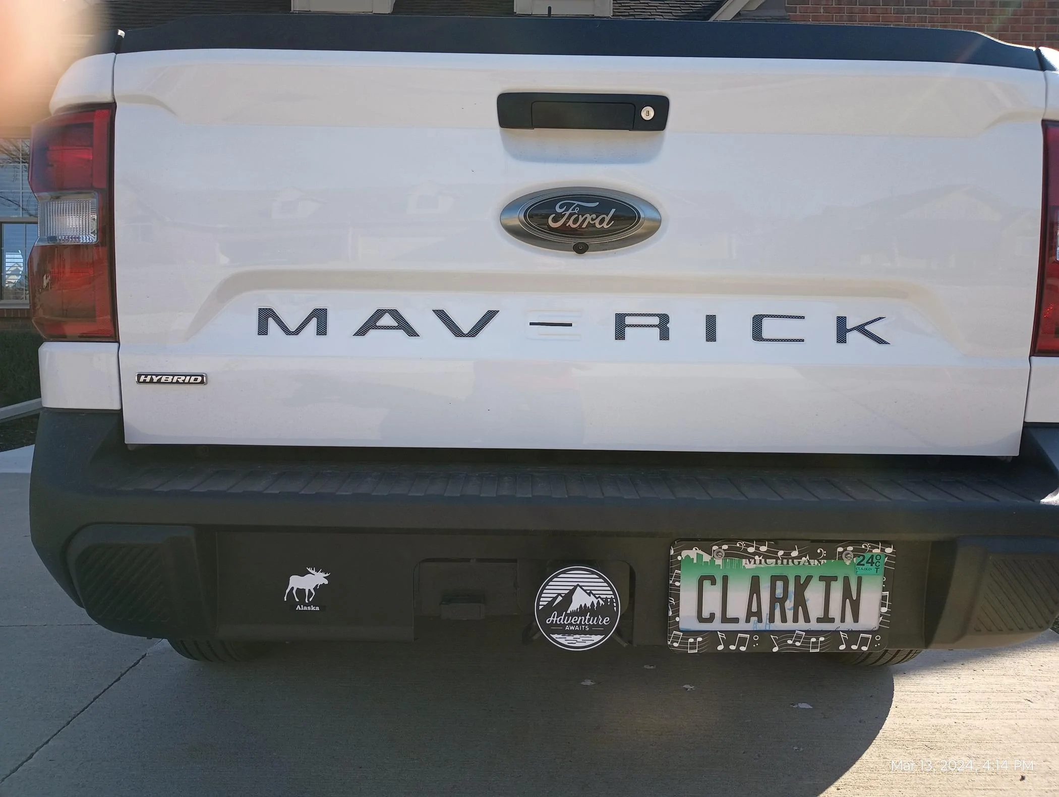 Ford Maverick Tailgate letters IMG_20240313_161409758