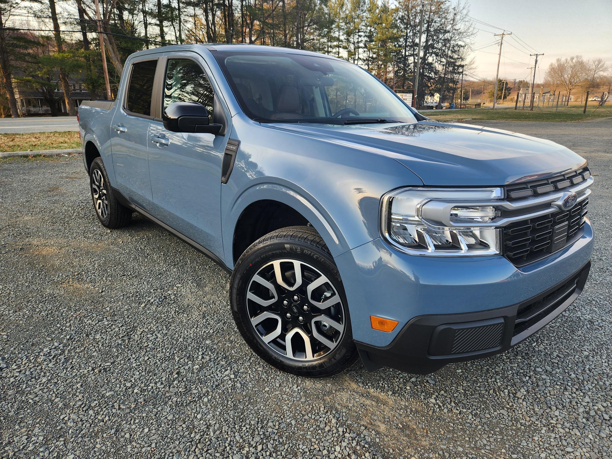 Ford Maverick 24 Hybrid Lariat inbound.  Picking up tomorrow 20240313_180824
