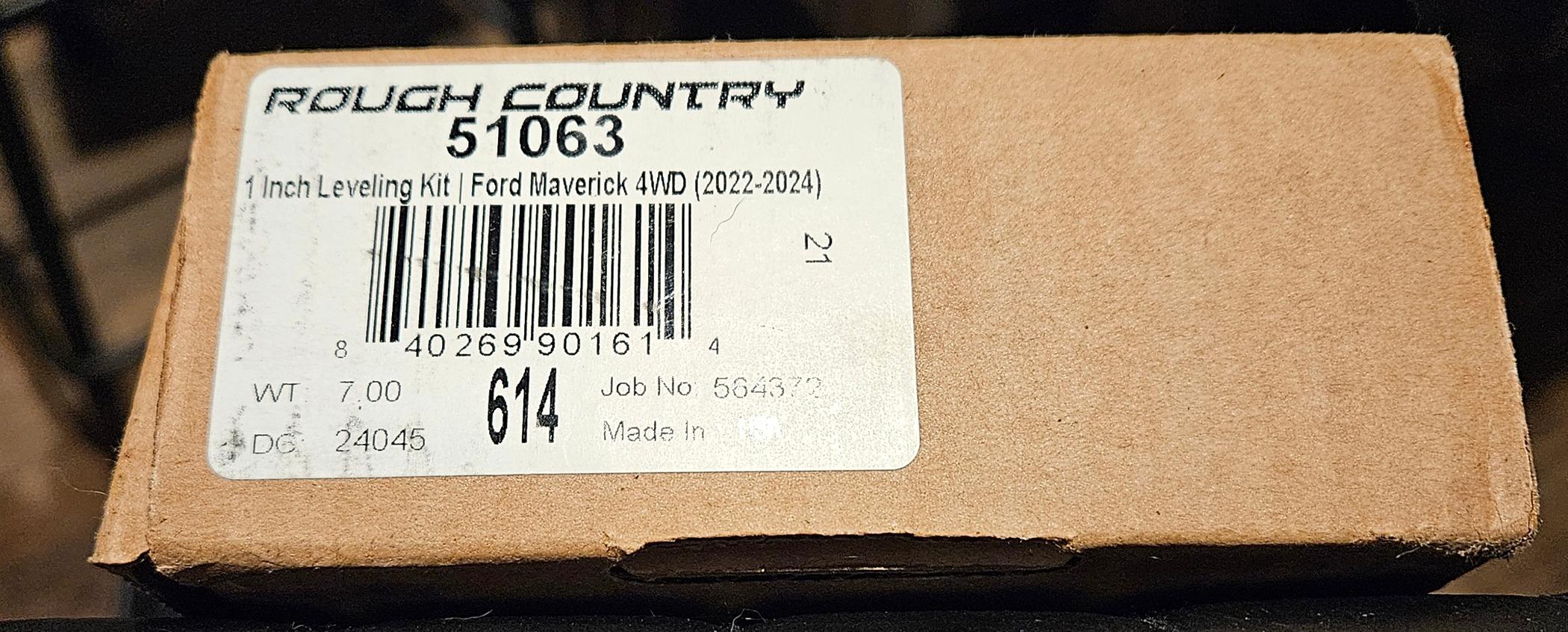 Ford Maverick Rough Country 1" Leveling Kit 4WD $40 Shipped rc leveling kit