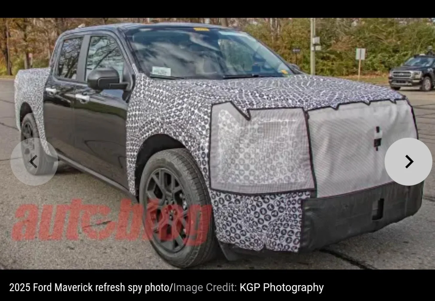 Ford Maverick Refresh Maverick spy pics - larger display screen and off-road tires 20240314_200512
