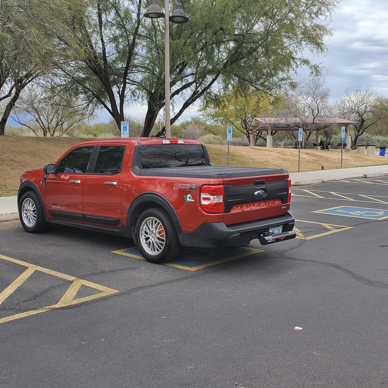 Ford Maverick Can you share pics of your mav with SILVER wheels 20240226_151857