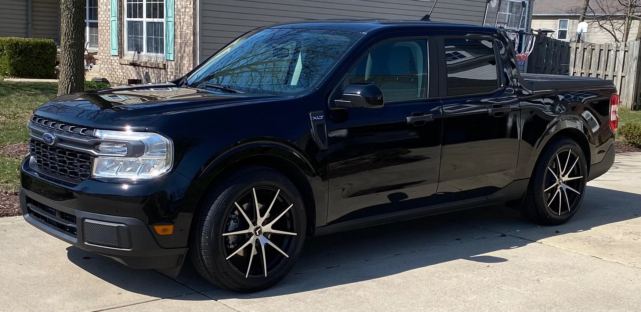 Ford Maverick Leveled vs Lowered Maverick Side by Side Comparison IMG_4048