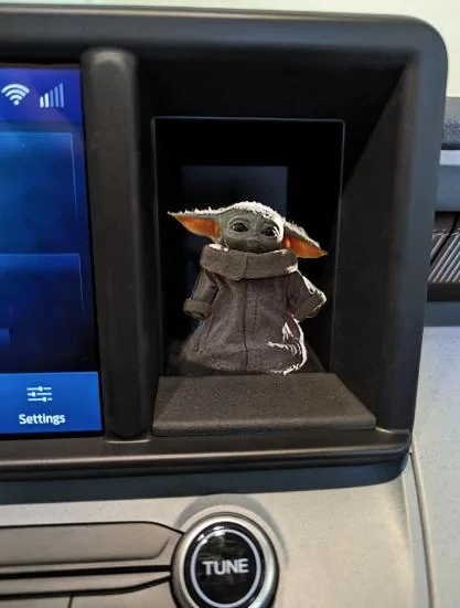 Ford Maverick Save the Dash Cubby! Yoda in cubby