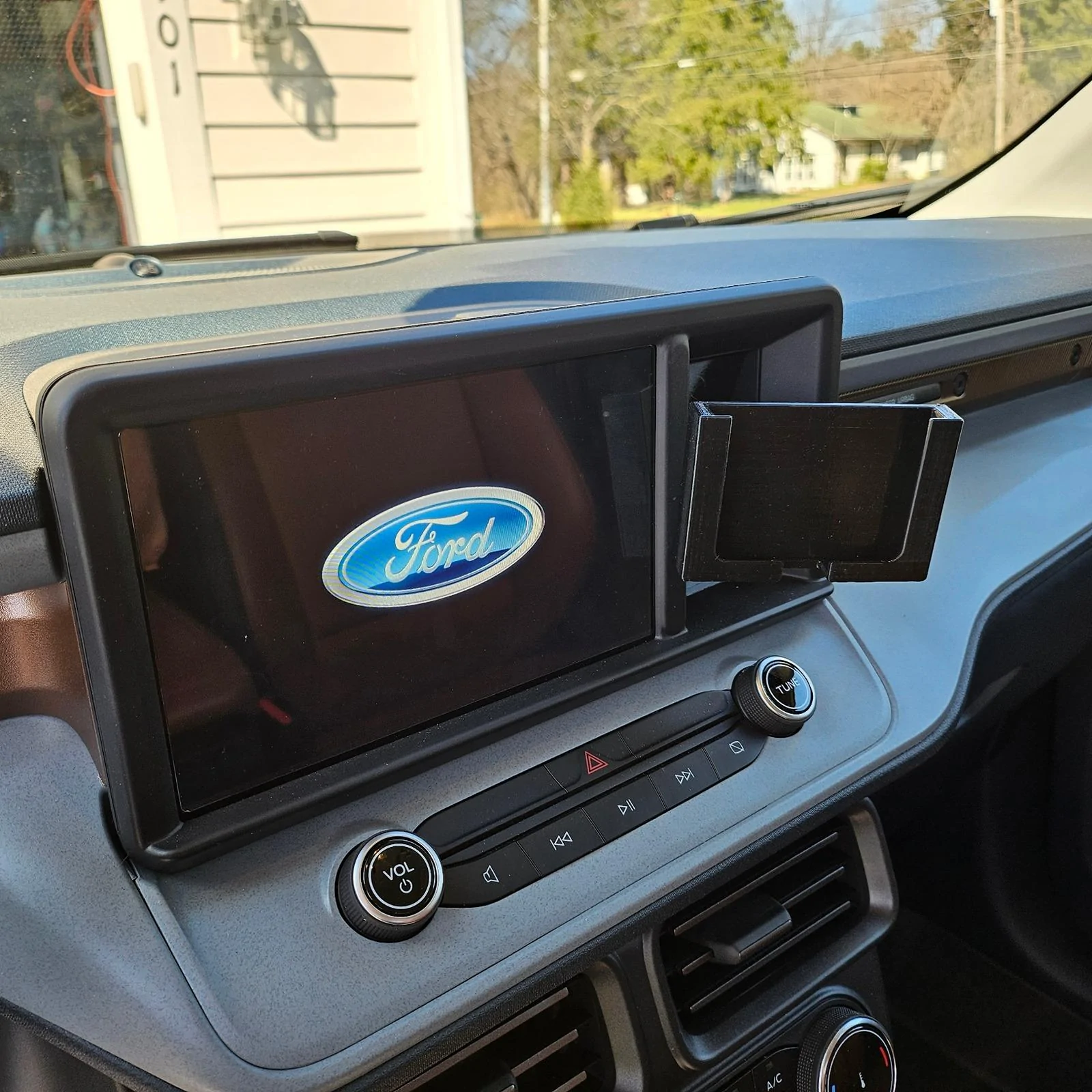 Ford Maverick Save the Dash Cubby! phone holder