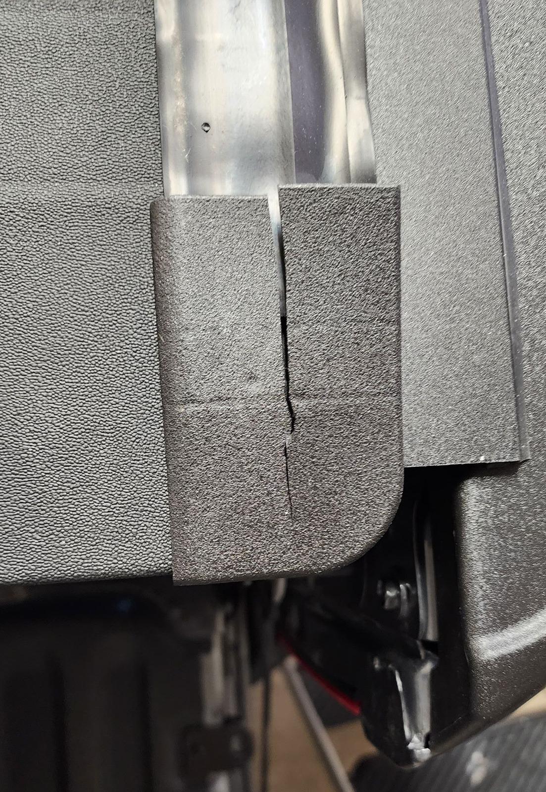 Ford Maverick Install question on the BAK X4s Damaged corner
