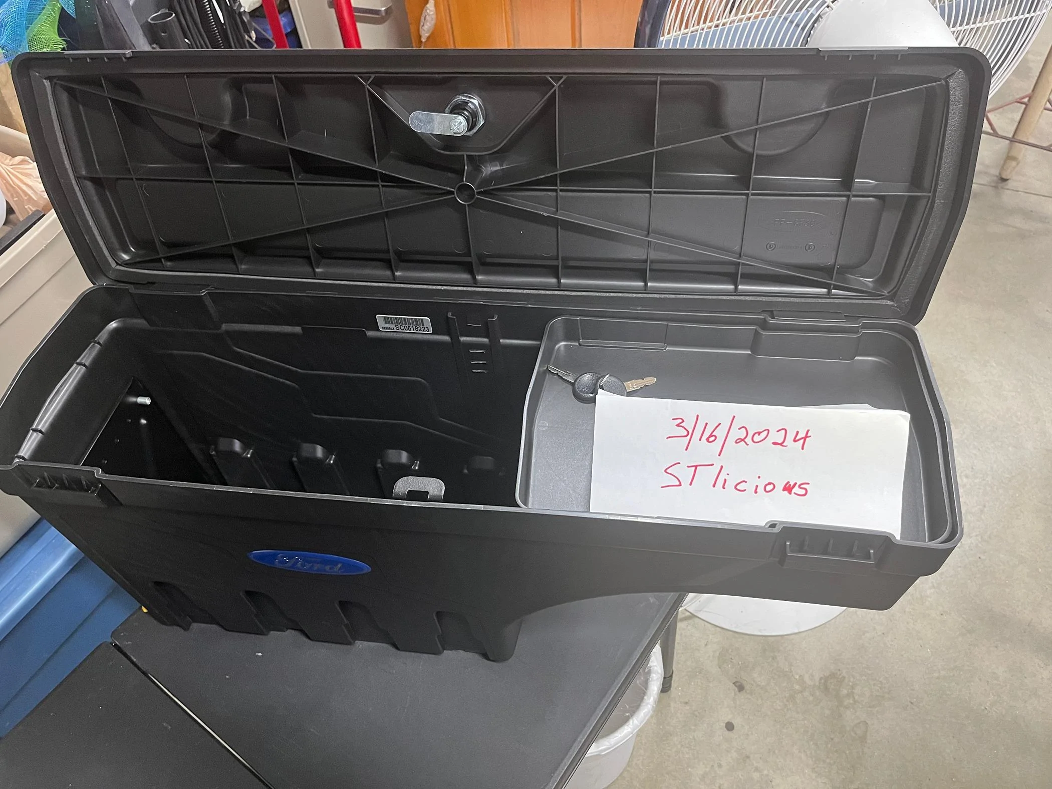 Ford Maverick Undercover Left Hand (Driver's side) Side Pivot Storage Box For Sale Storage Box Pic