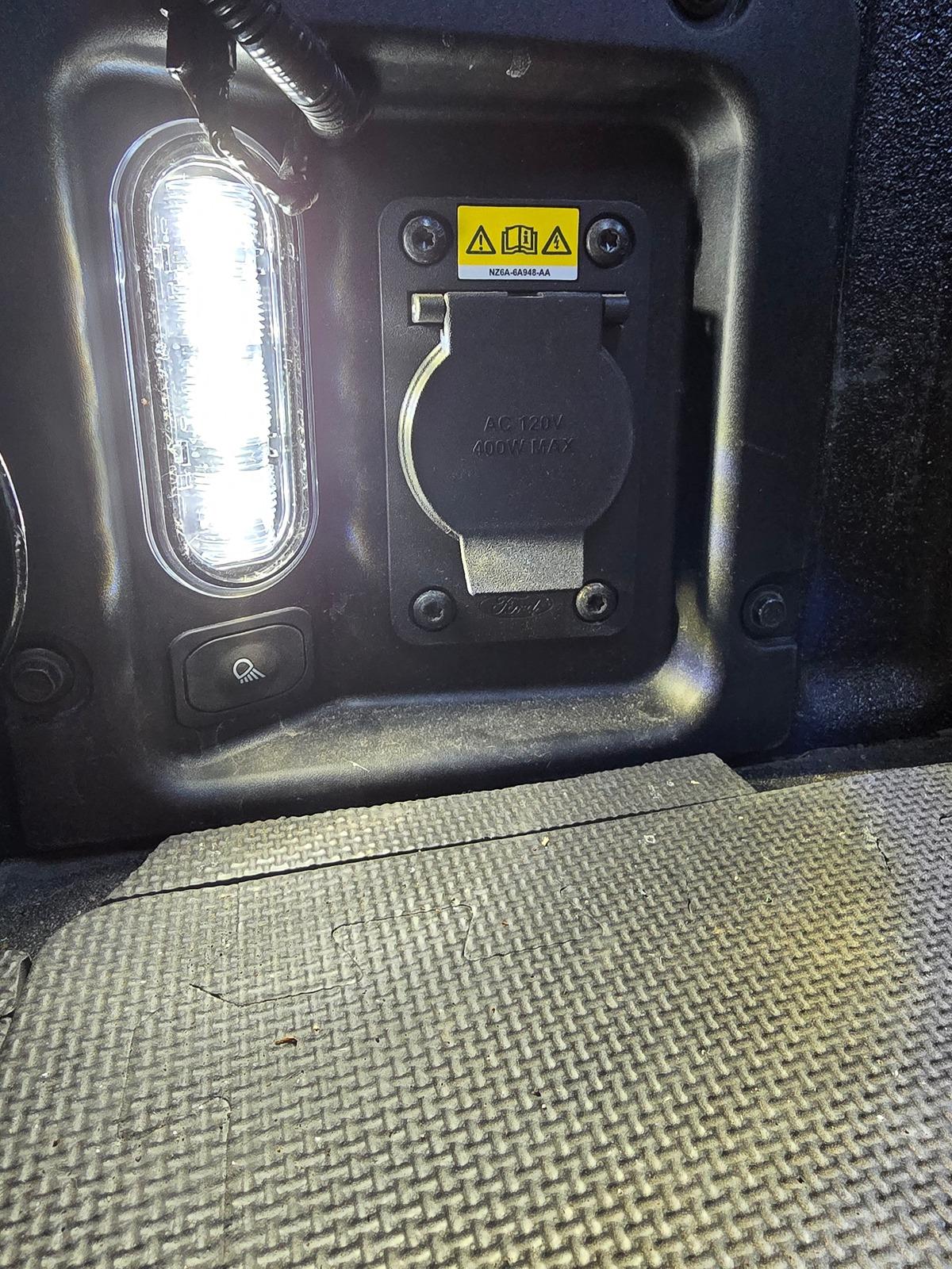 Ford Maverick Need constant 12v volt power source -- to add lights to truck bed 1000007095