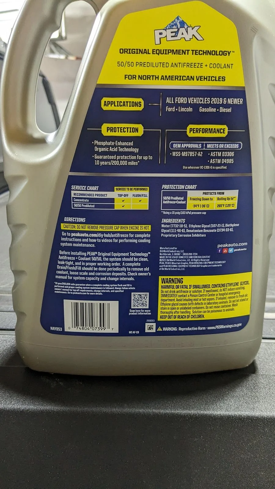 Ford Maverick What type of coolant do you replace with? PXL_20240317_203051472