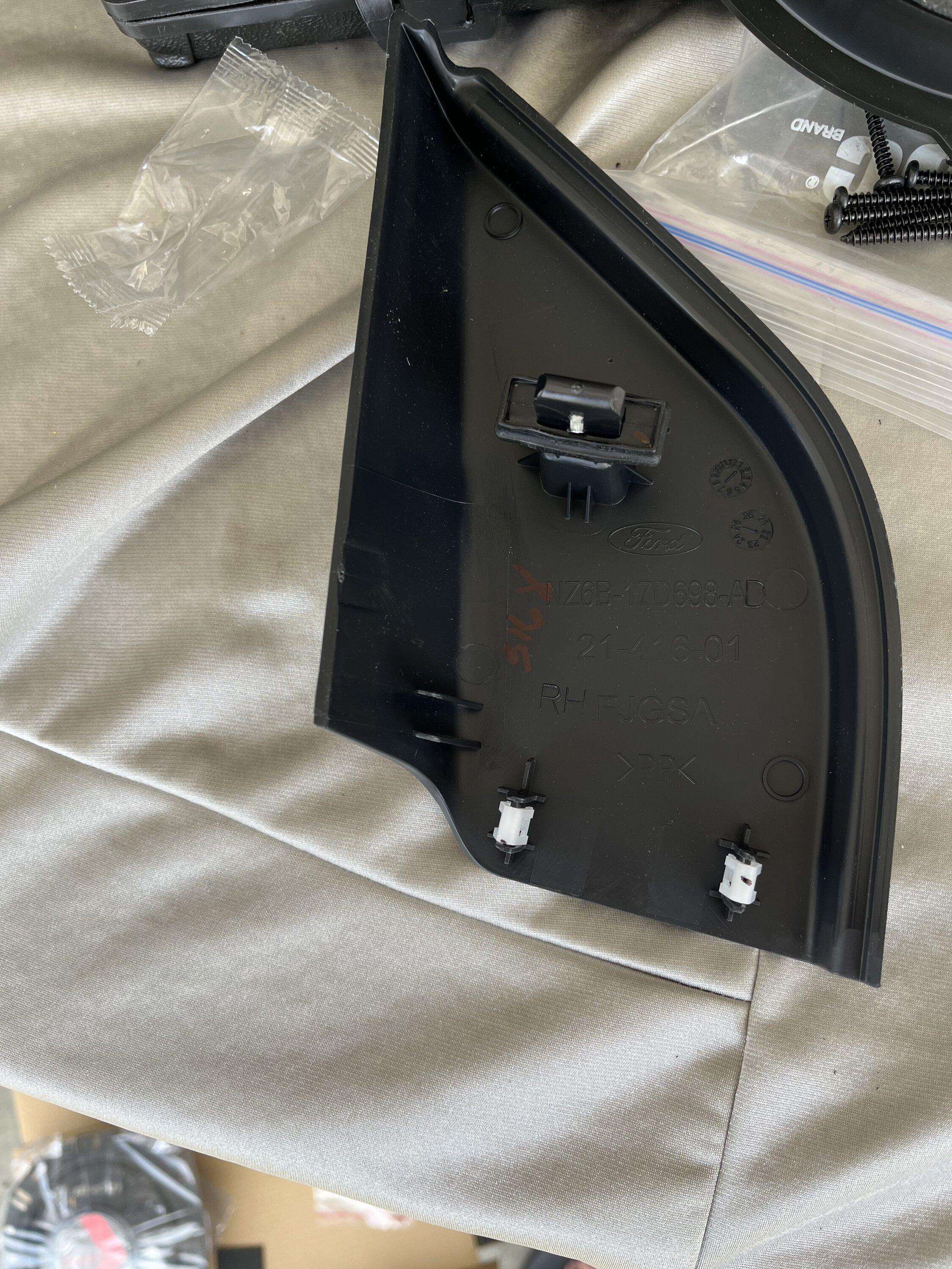 Ford Maverick Part numbers needed.  Inside door panel trim piece, left and right side. IMG_0836