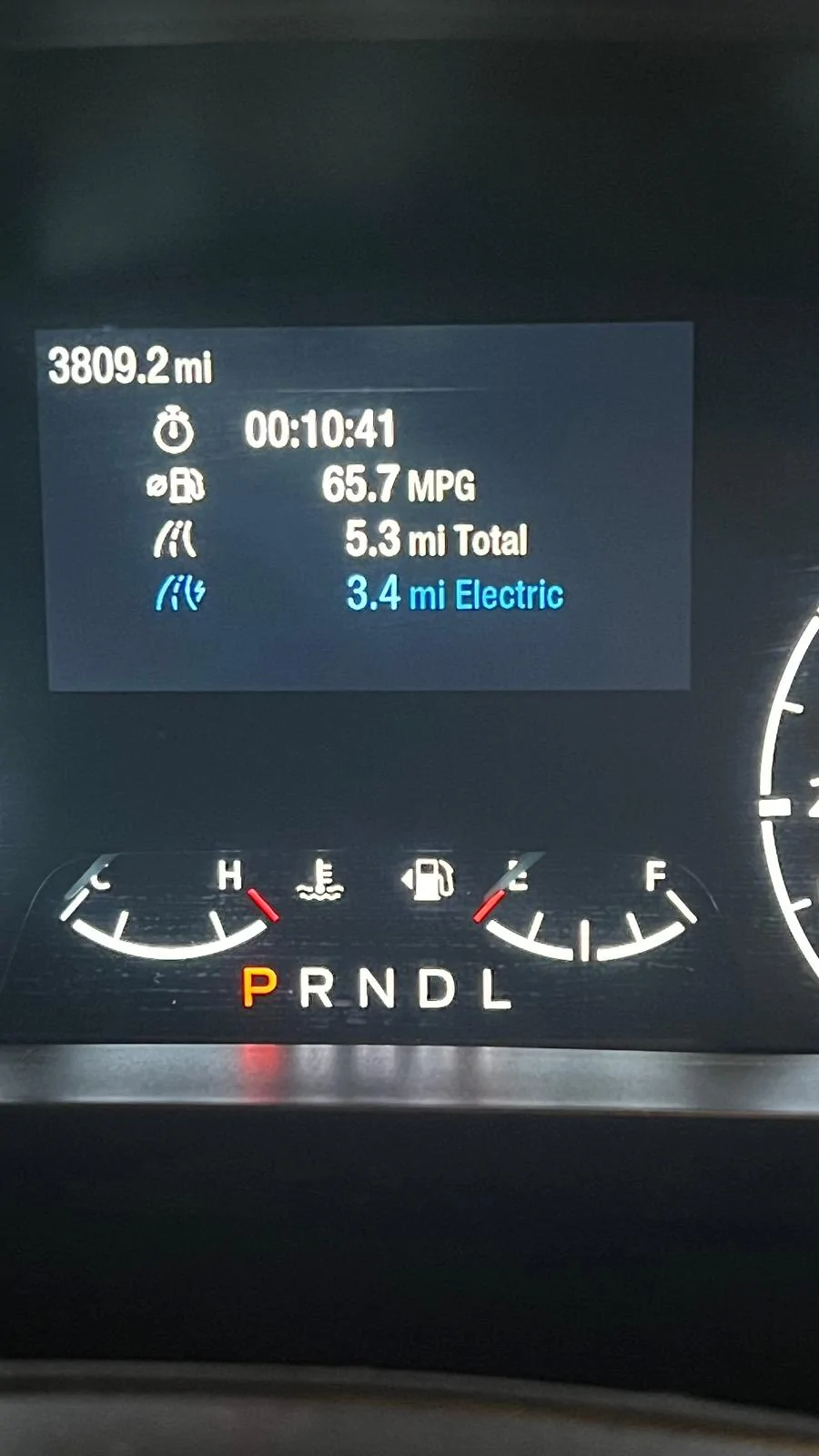 Ford Maverick Best Fuel economy on a hybrid IMG_6280