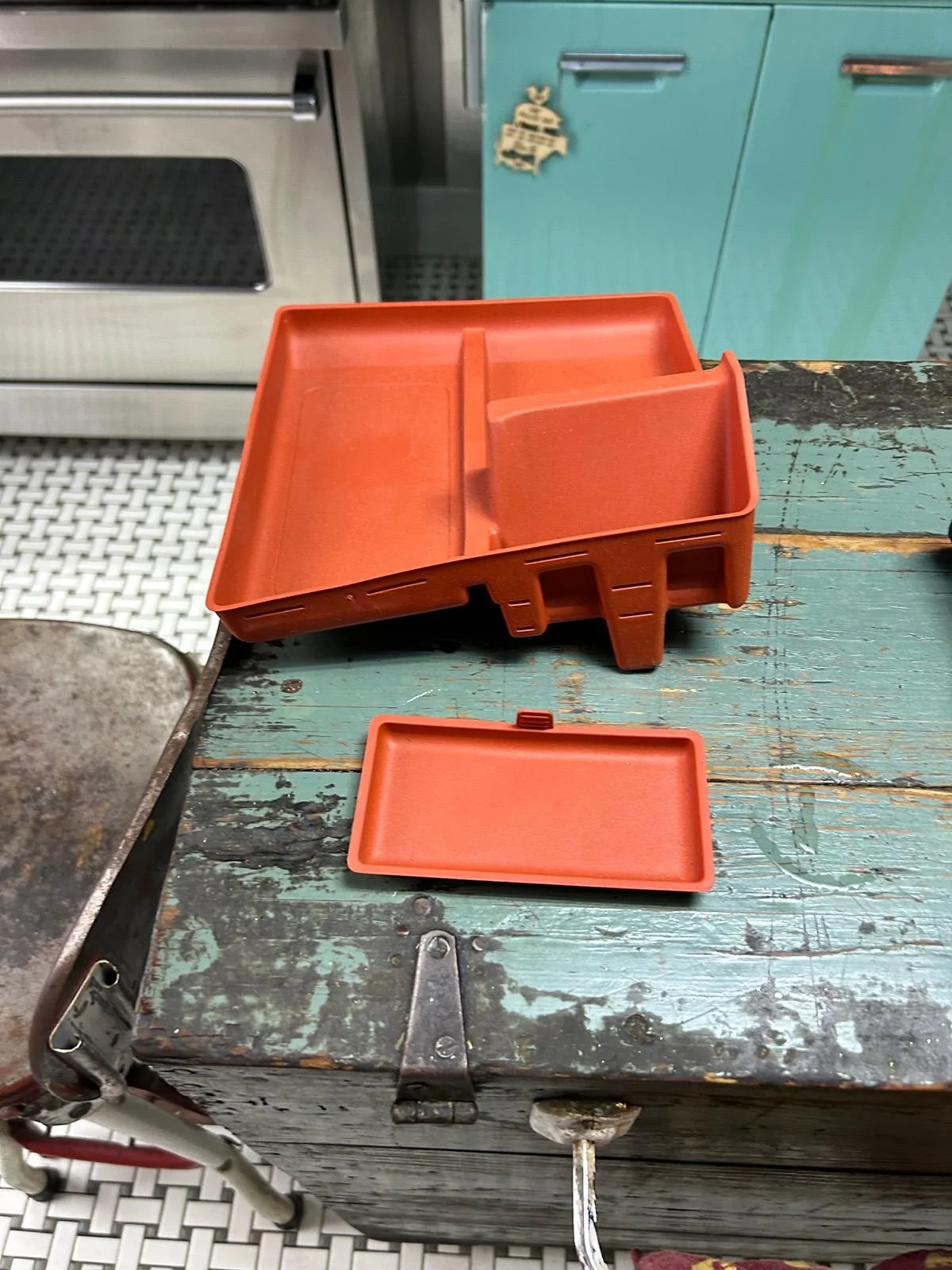 Ford Maverick Ford oem orange mats and orange xlt vents IMG_3771