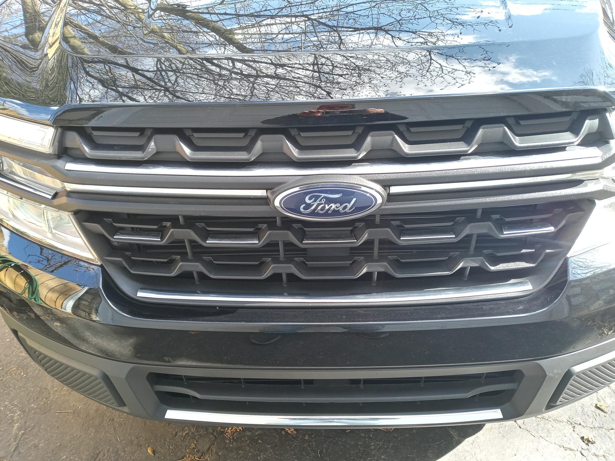 Ford Maverick Blinged my grill 20240319_152407_HDR
