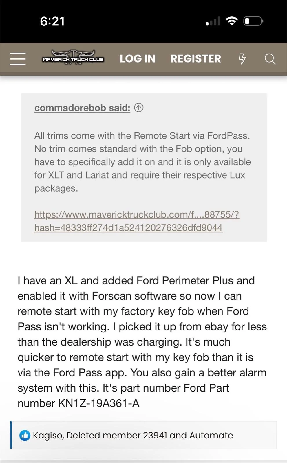 Ford Maverick Forscan Ideas for Dummies (Things You Can Do Using Easy Mode) IMG_2871