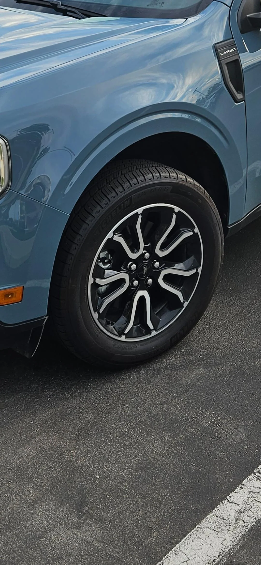 Ford Maverick Lariat Wheels with Primacy A/S tires and TPMS sensors Screenshot_20240213_104543_Photos
