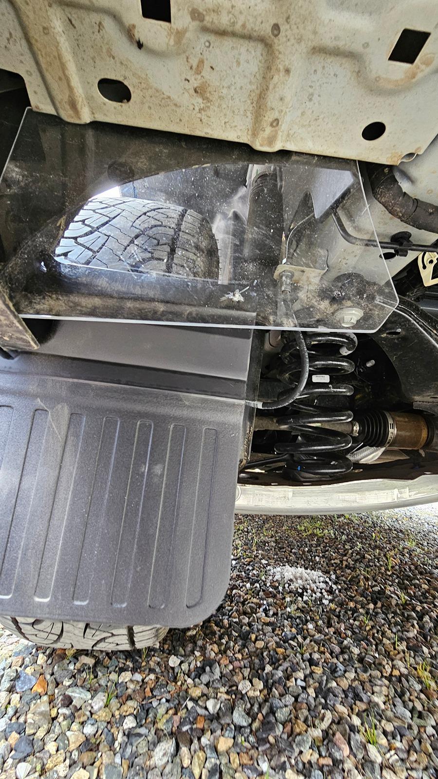 Ford Maverick Rear wheelwell opening fix. 20240320_153021