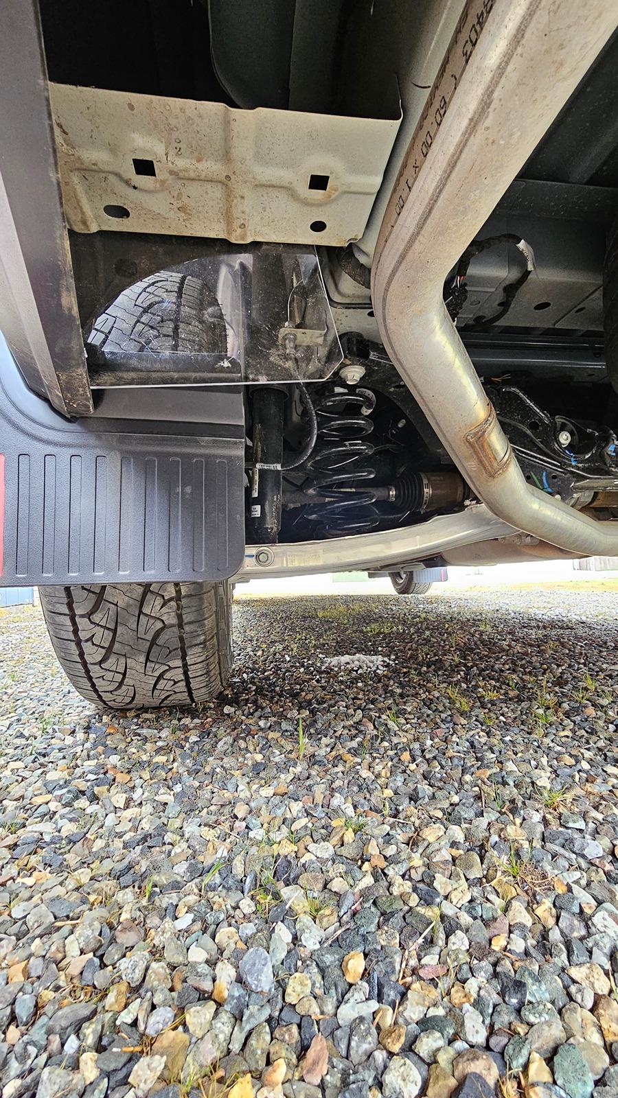 Ford Maverick Rear wheelwell opening fix. 20240320_153016