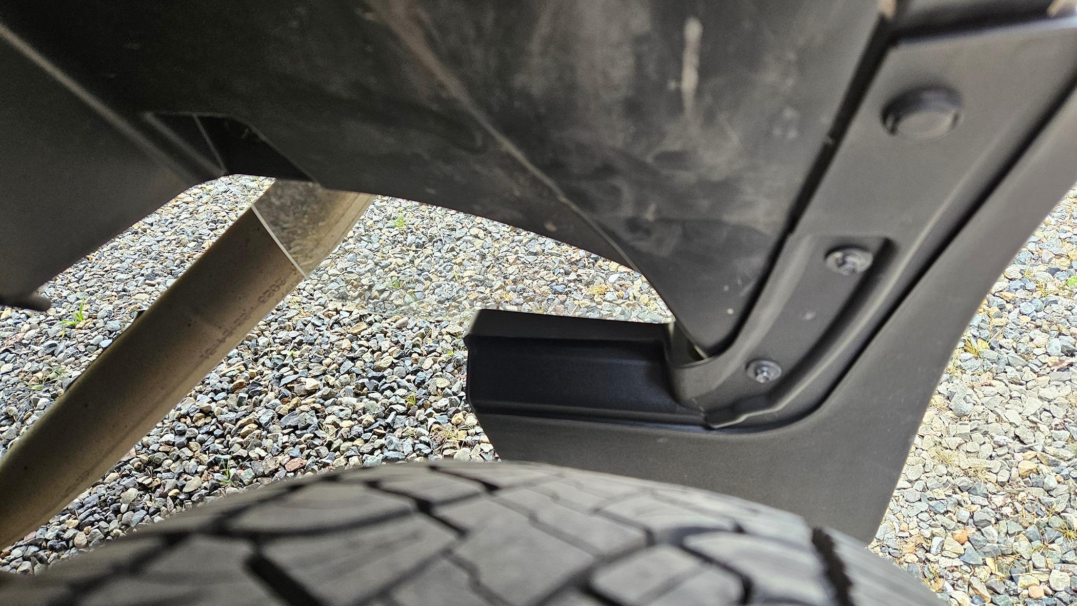 Ford Maverick Rear wheelwell opening fix. 20240320_152954