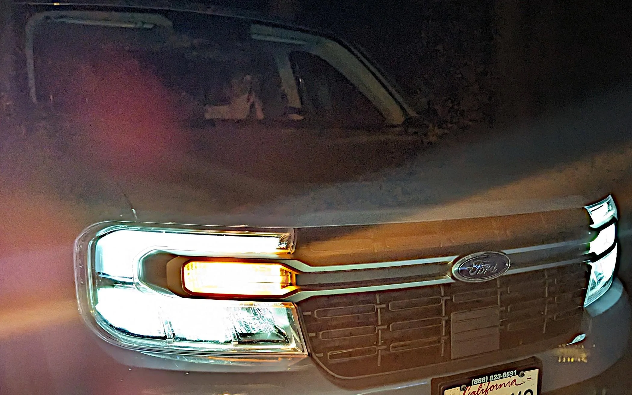 Ford Maverick Lariat Front Turn Signal Mod mav_blink