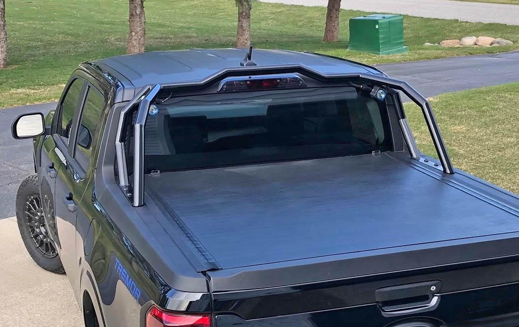 Ford Maverick Custom chase rack installed on Maverick Tremor IMG_9292