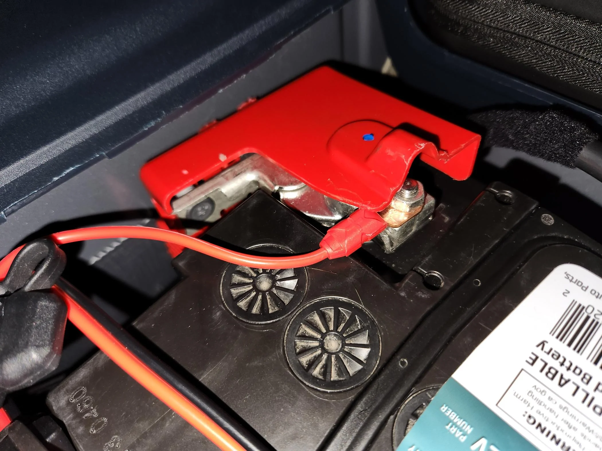 Ford Maverick Where to Hardwire a Battery Tender on '24 Hybrid 20240322_124518