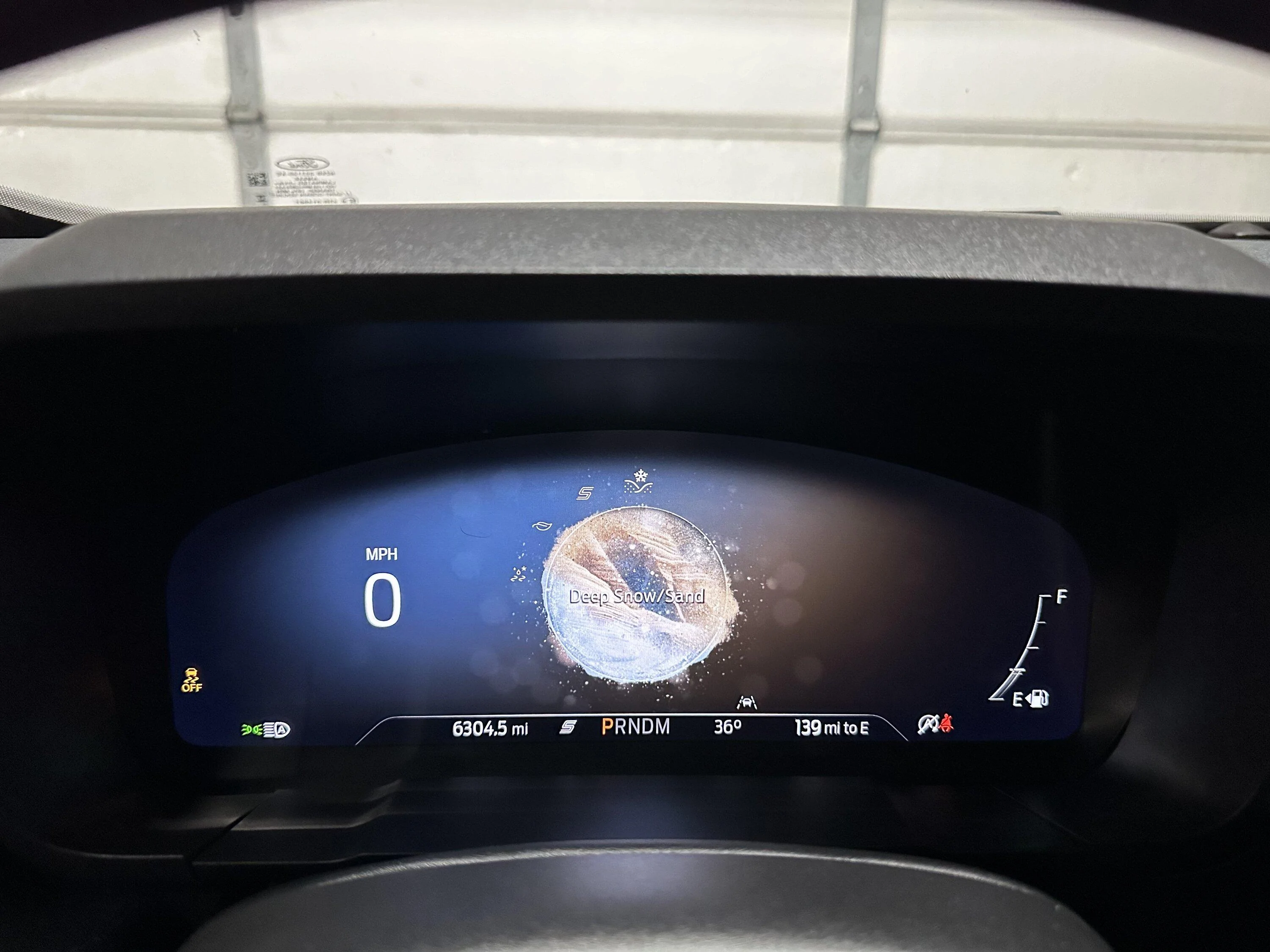Ford Maverick Explorer 12” digital instrument cluster installed in my 2024 Maverick IMG_5799
