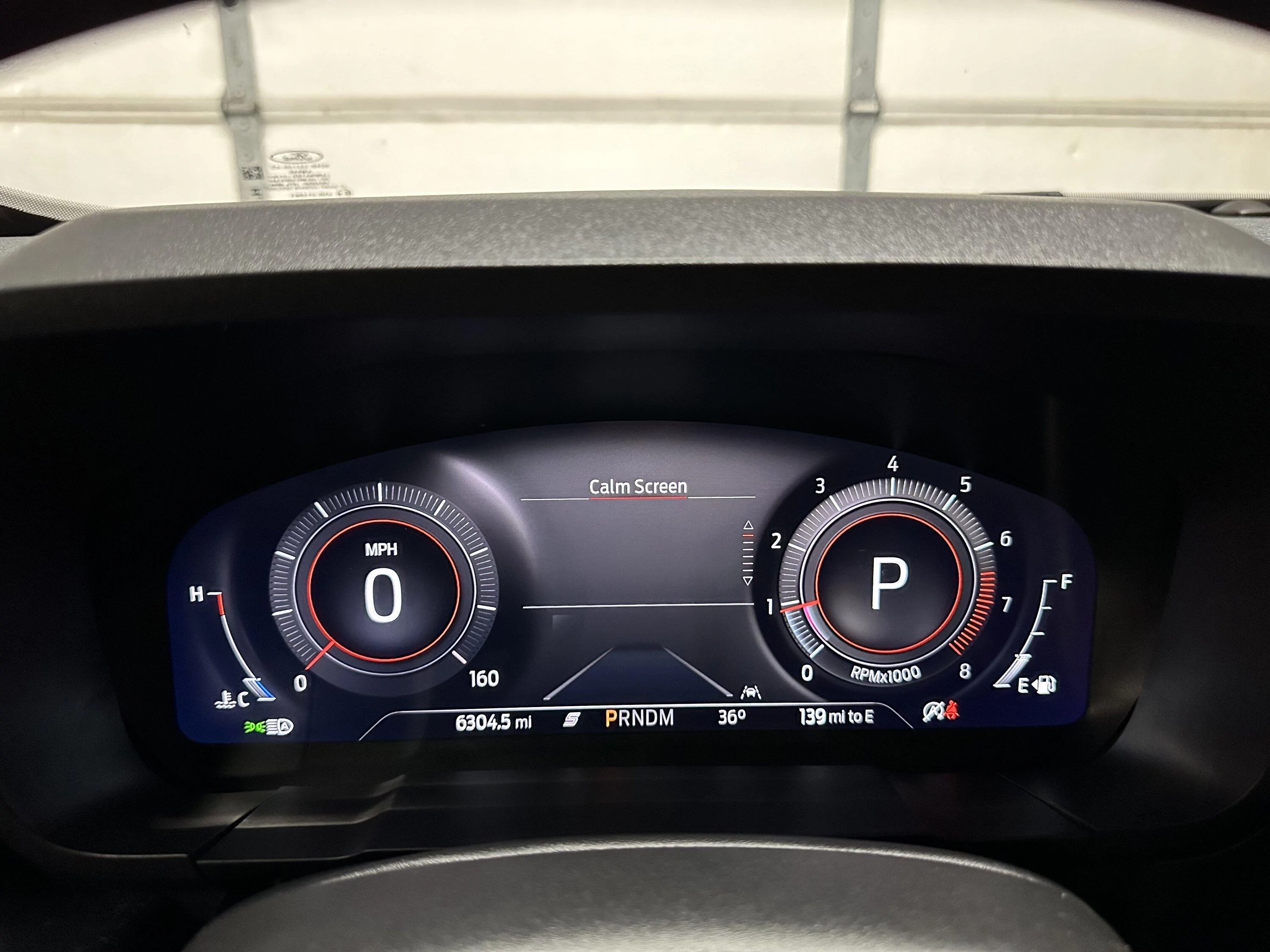 Ford Maverick Explorer 12” digital instrument cluster installed in my 2024 Maverick IMG_5798