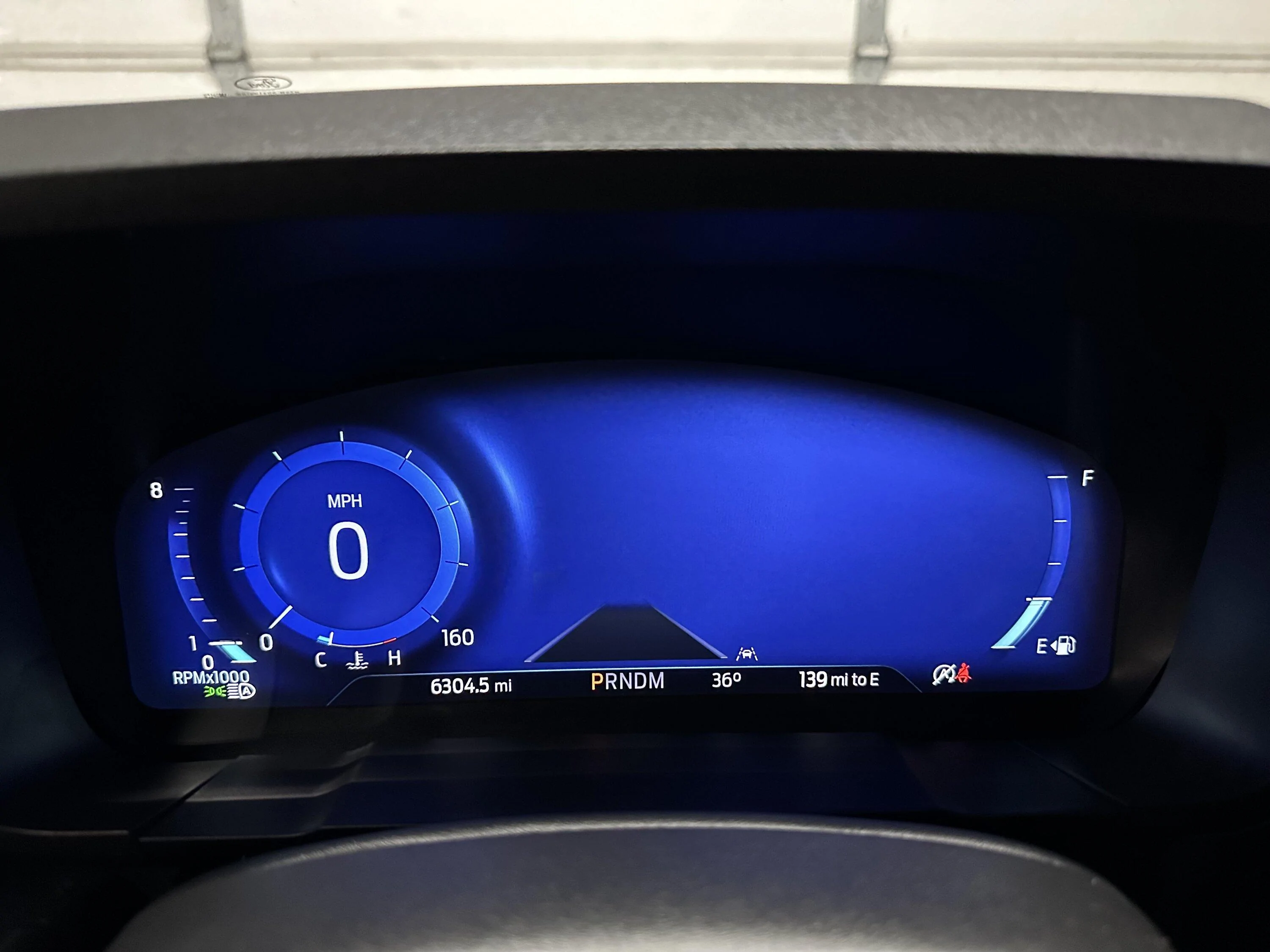 Ford Maverick Explorer 12” digital instrument cluster installed in my 2024 Maverick IMG_5789