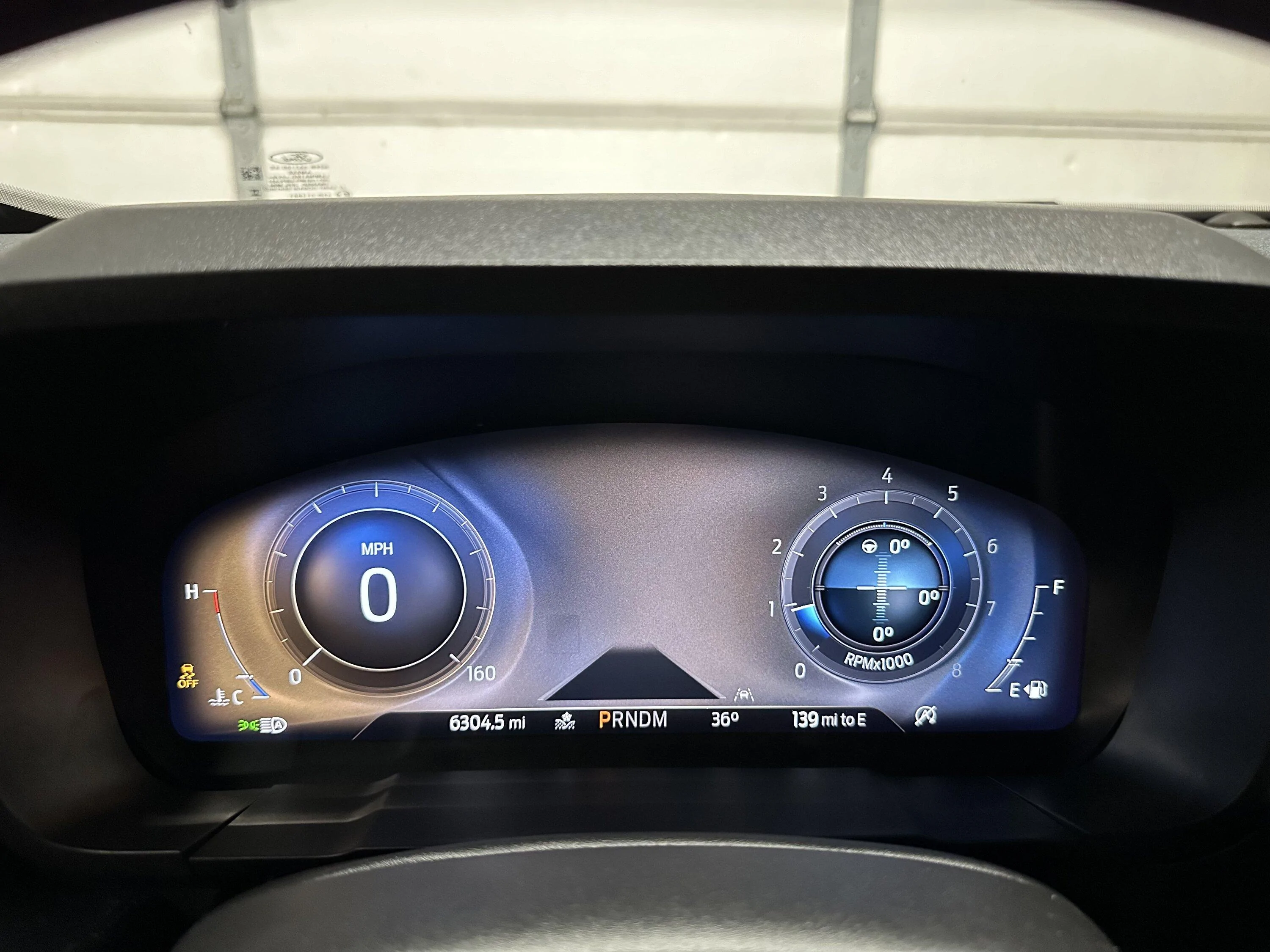 Ford Maverick Explorer 12” digital instrument cluster installed in my 2024 Maverick IMG_5800