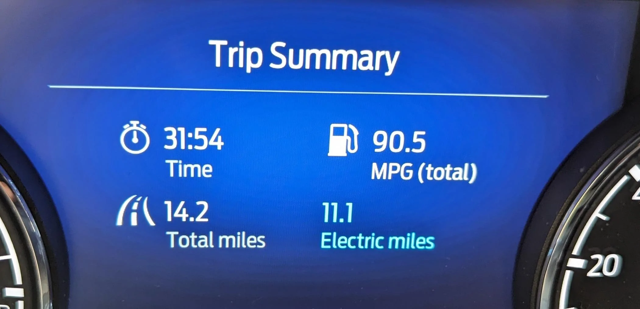 Ford Maverick Best Fuel economy on a hybrid PXL_20230805_204101344~2