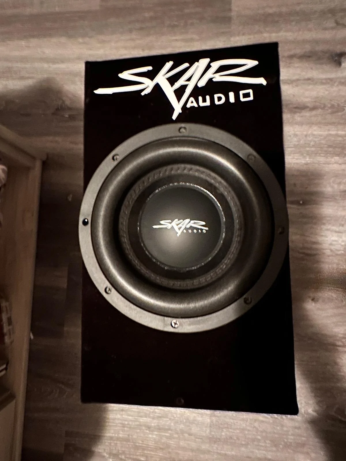 Ford Maverick Maverick custom subwoofer box project - discussions IMG_9287
