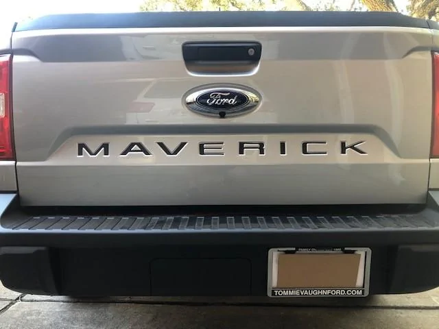 Ford Maverick Tailgate Rear Lettering Inserts / Vinyl / Decals? mav tailgate decal