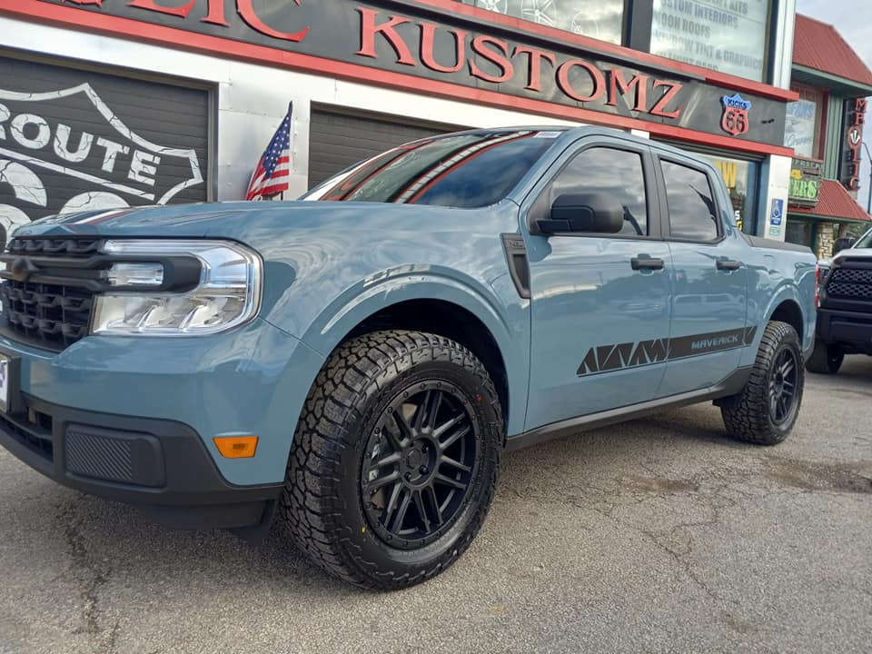 Ford Maverick Fancy shoes: Falken Wildpeak AT 265/60R18 + 18" Black Rhino Arches Wheels on Maverick XL FWD 248226469_4567512889978017_948045434511407341_n