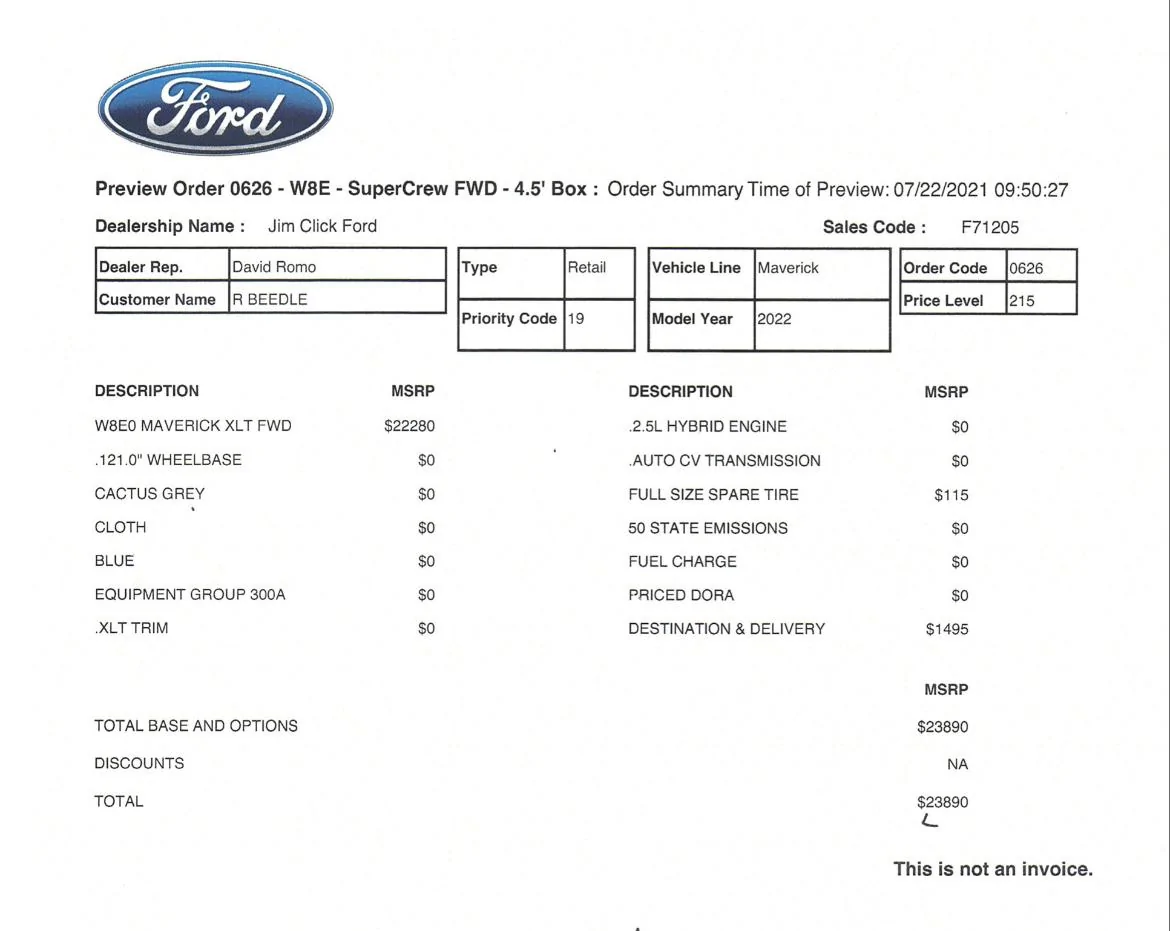 Ford Maverick Picked up my Cactus Gray Lariat AWD FX4 Fully Optioned AC5B0603-F7EA-43DD-9671-9E3D1AE8DCE7