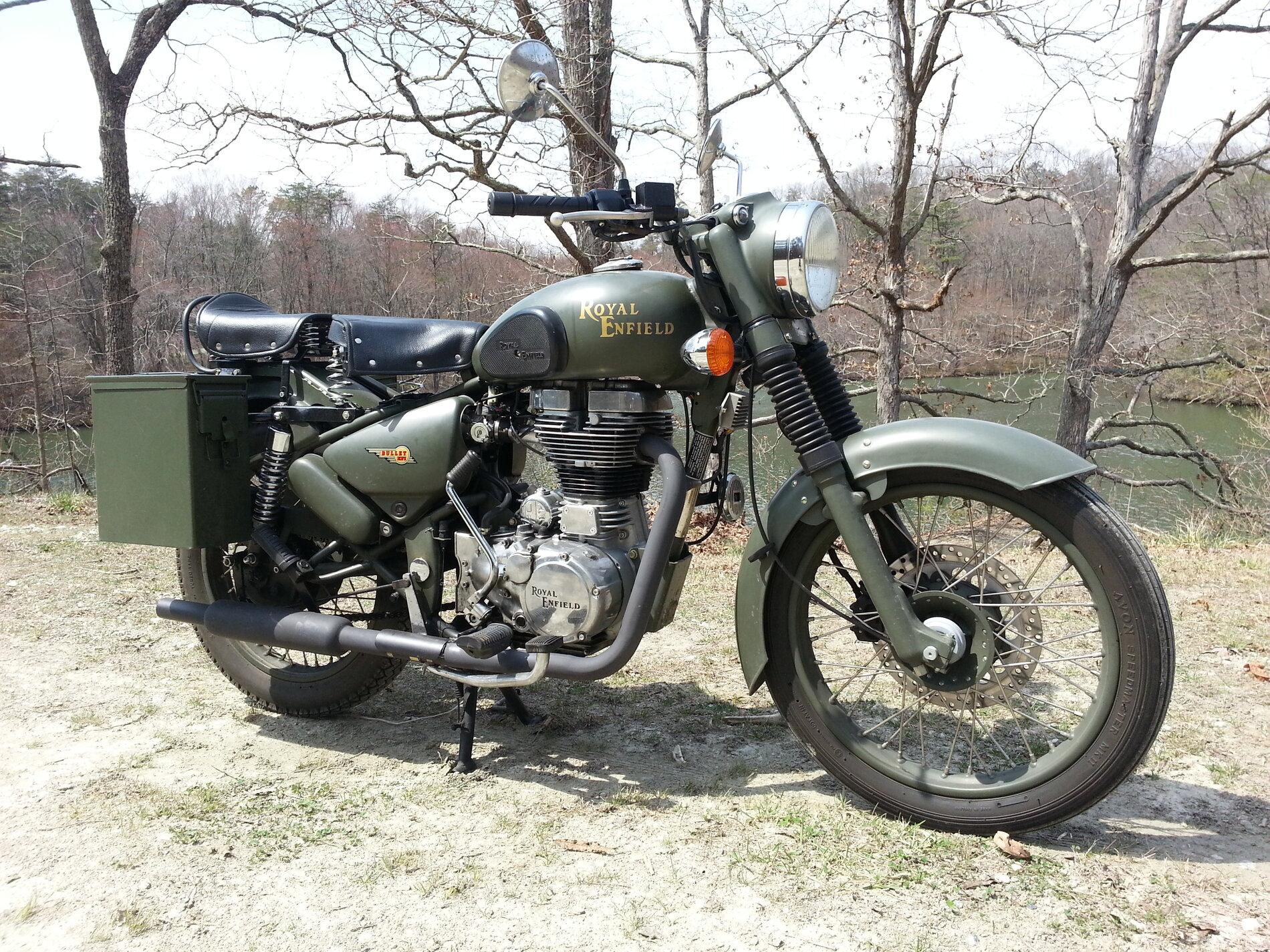Ford Maverick Motorcycle riders, let’s see your ride. 2Enfield_20130411
