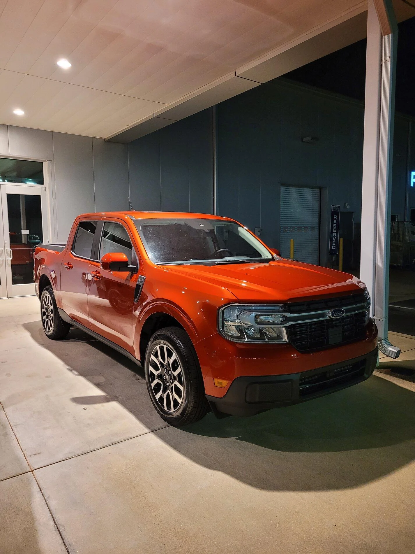 Ford Maverick YOHB - hot pepper maverick ready to pick up at DnD Ford 20211102_205639