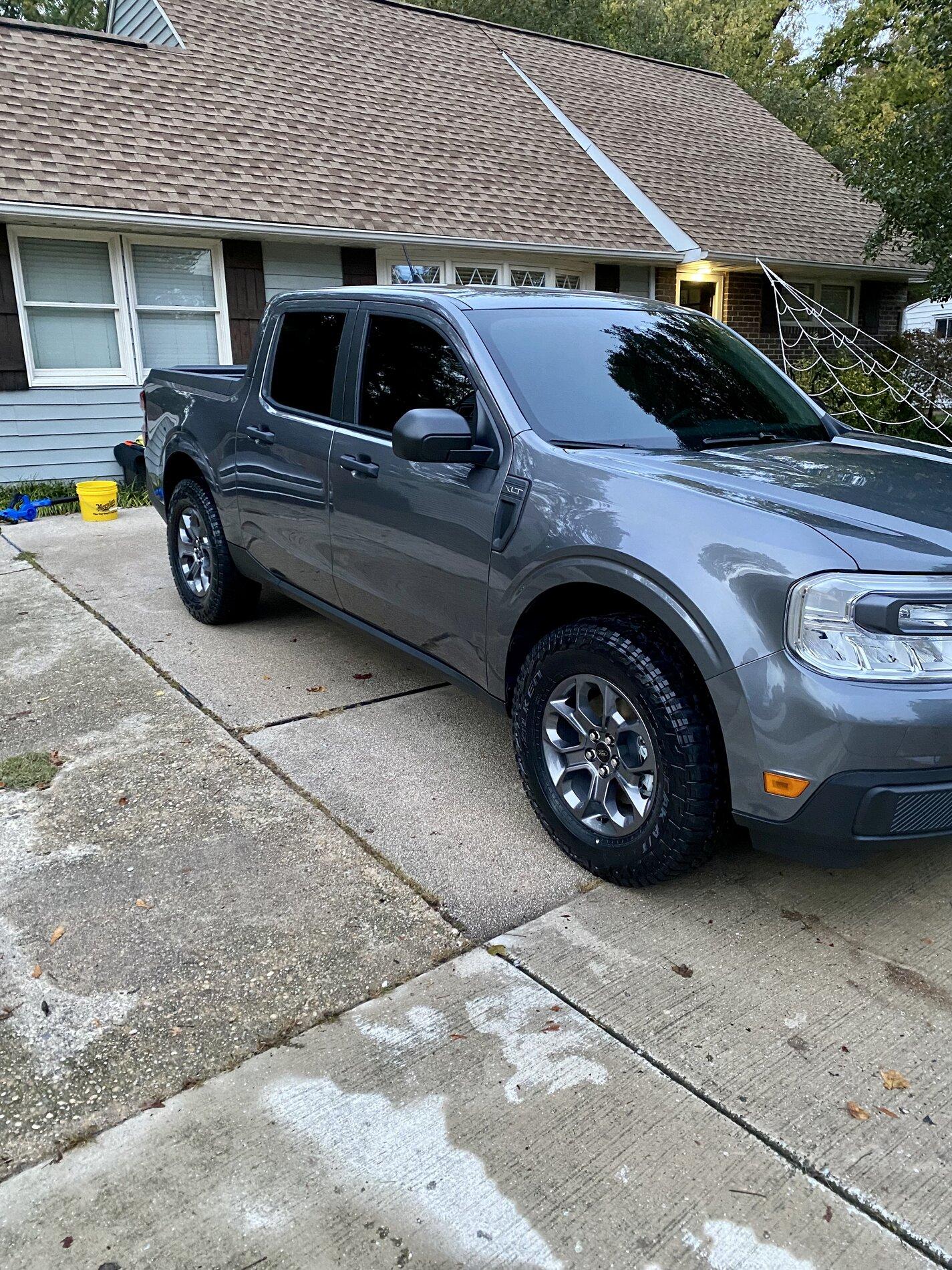 Ford Maverick Put new tires on “245/70r17” while waiting for new wheels to arrive 9D2E4EDC-E190-460E-A7B6-34A2DFC14598