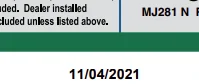 Ford Maverick Date on window sticker Screenshot 2021-11-04 122911