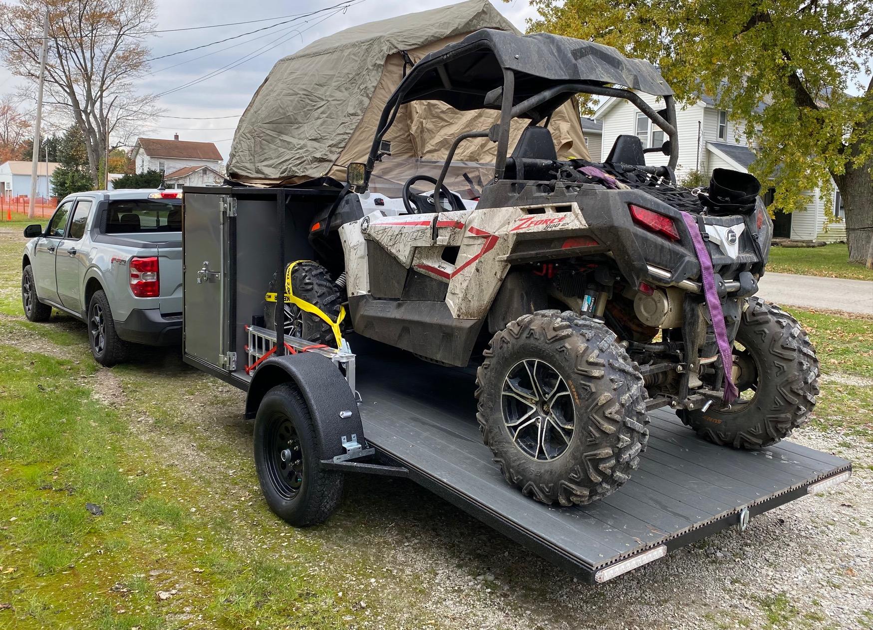 Ford Maverick Maverick overlanding trailer all done! IMG_0363