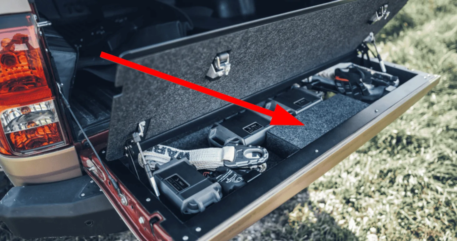 Ford Maverick Huracan tailgate storage solution is coming 1636062821114