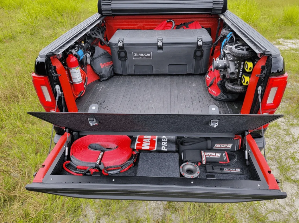 Ford Maverick Huracan tailgate storage solution is coming 1636063186950