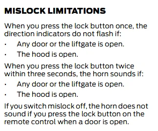 Ford Maverick Horn Honk when locking, can we turn off the honk? 1636119282774
