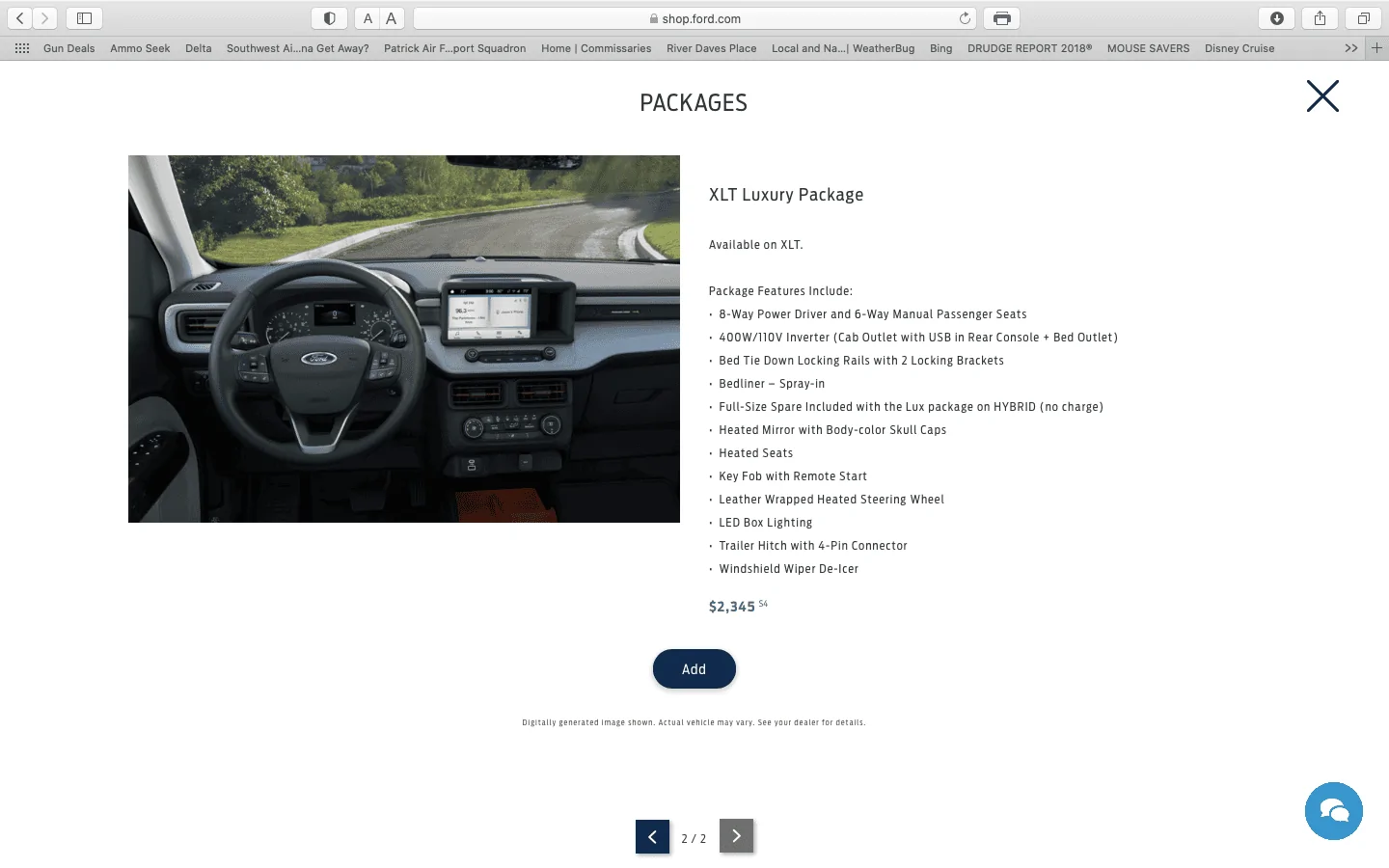 Ford Maverick No More Spray In Bedliners (says dealer) ? Screen Shot 2021-11-05 at 11.04.39 AM