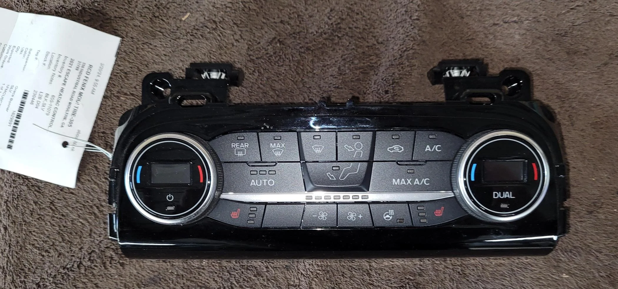 Ford Maverick Digital Temp Readout Control Panel Swap 20240325_172104