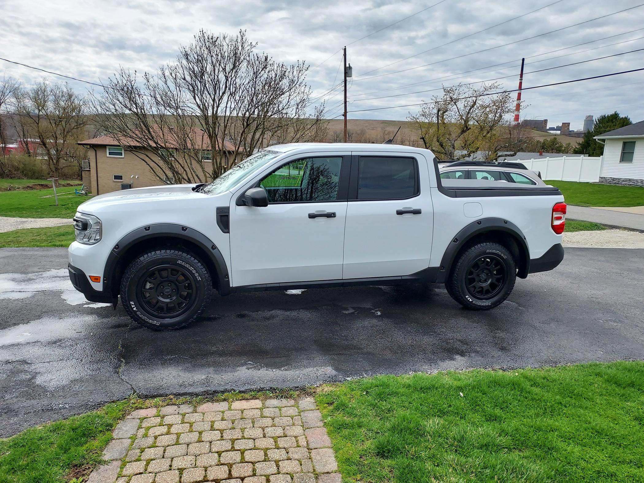 Ford Maverick Went old school…. Maverick build on chrome wheels 20240319_145228