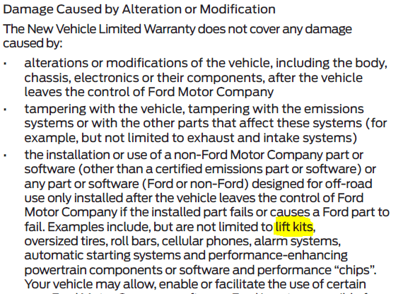 Ford Maverick Does Lift Kit void warranty and stress CV joints? 1711499847699-x9