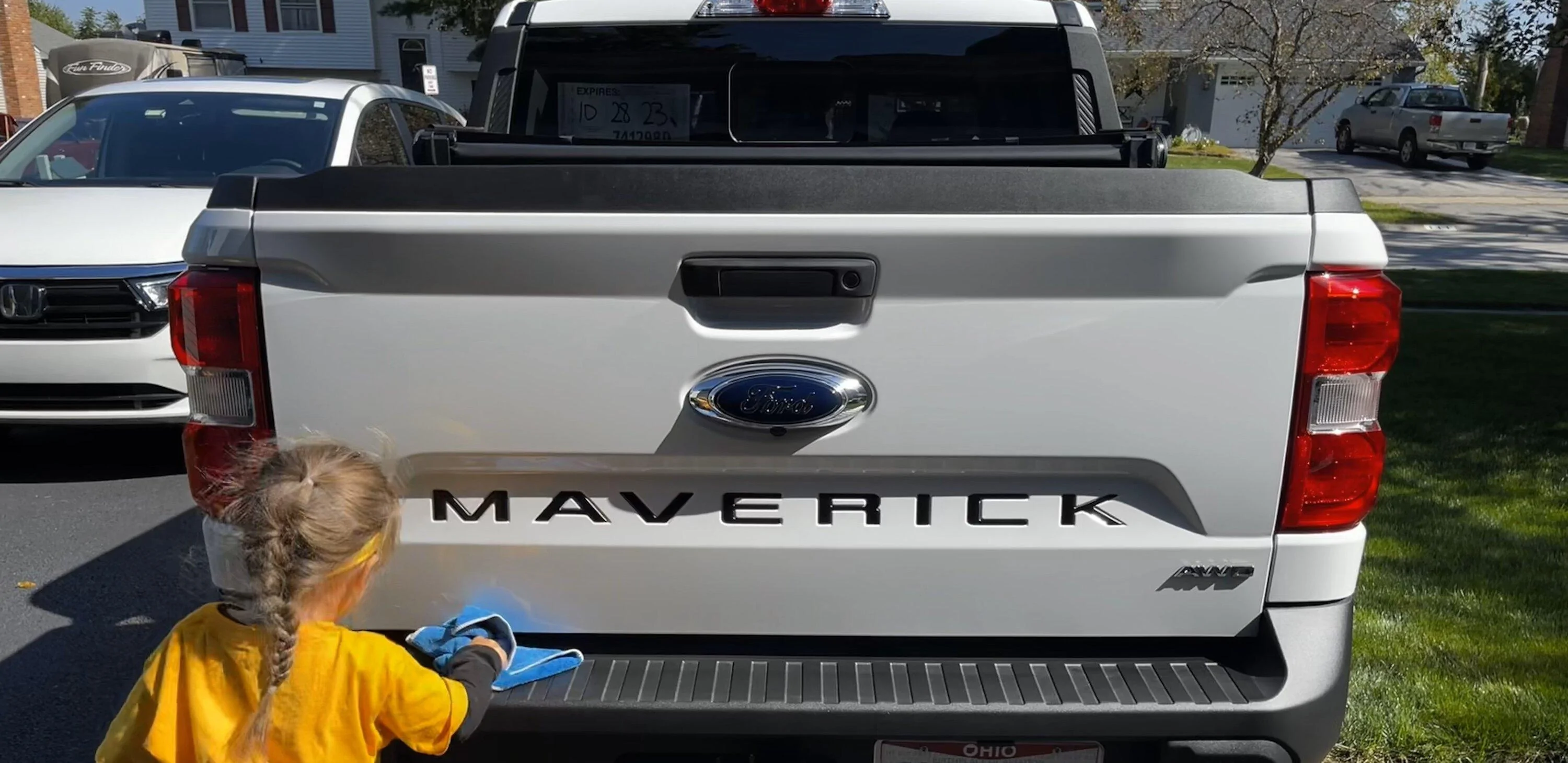 Ford Maverick Hef's 2023 Lariat AWD FX4 EcoBoost White on Black Build 20230923_160232320_iOS2