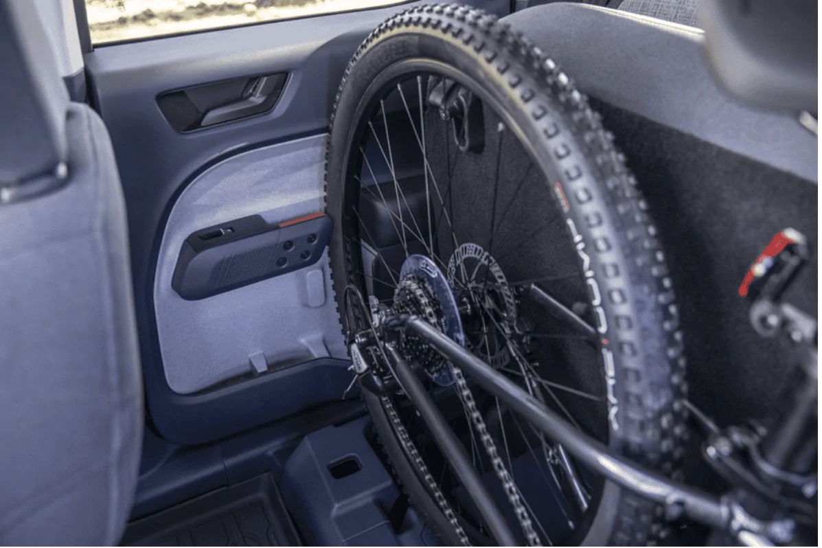 Ford Maverick Road Bike in rear seat area? bikeCaptur