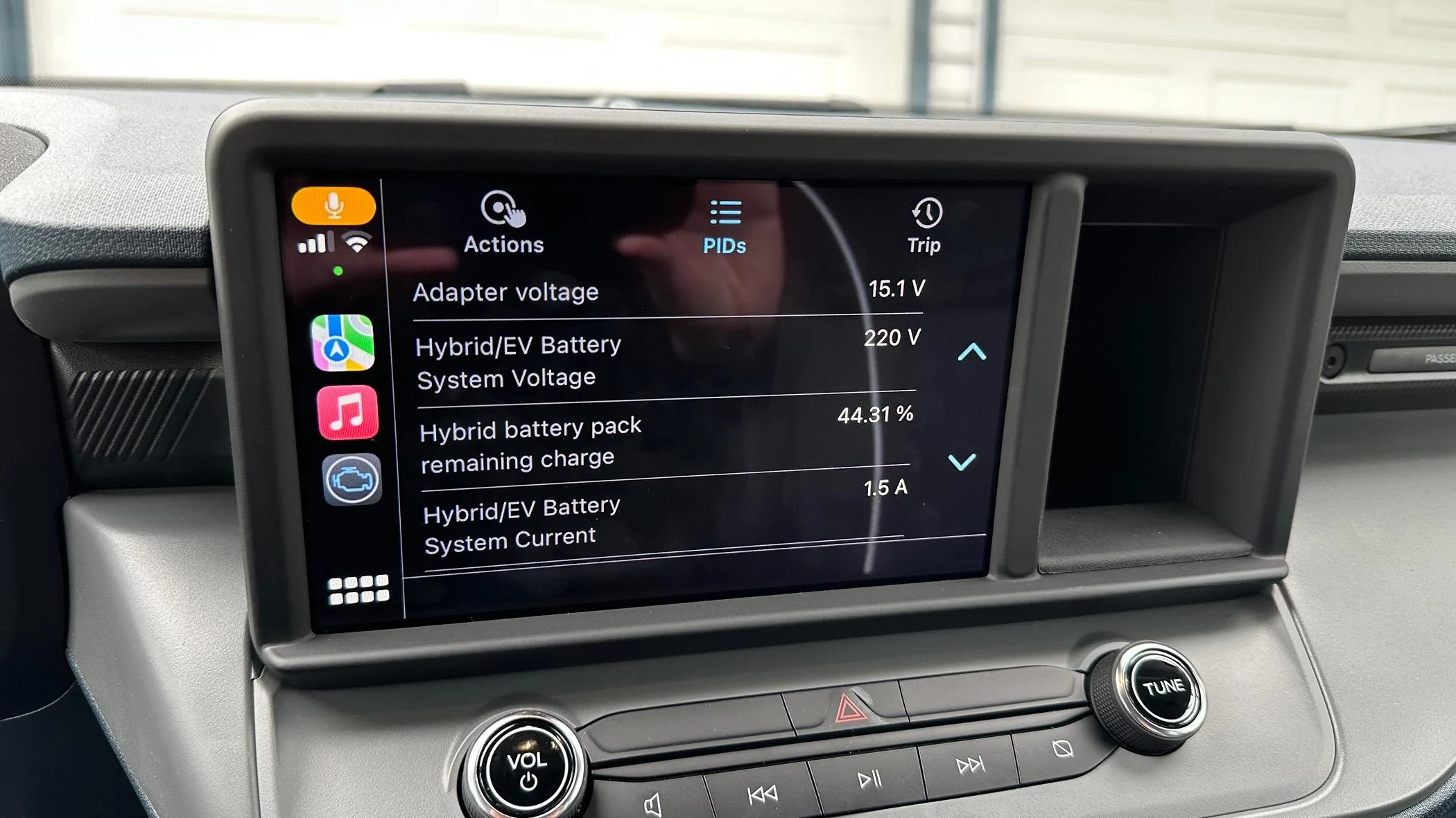 Ford Maverick Measure Boost Pressure or Electric Battery Voltage via OBD APP IMG_8052